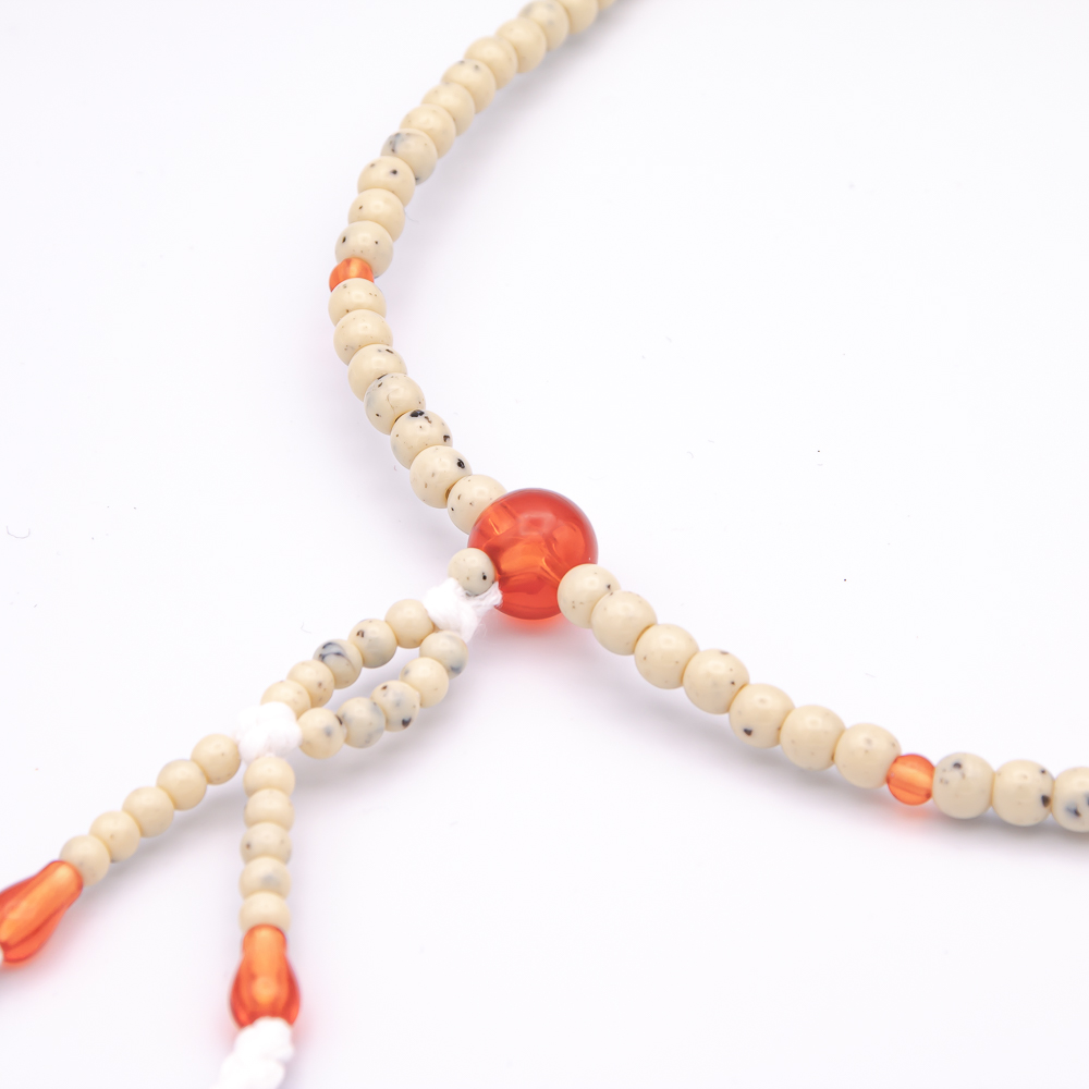 星月瑪瑙 数珠 8寸（小・女性向け） プラスチック 綿房 創価学会念珠